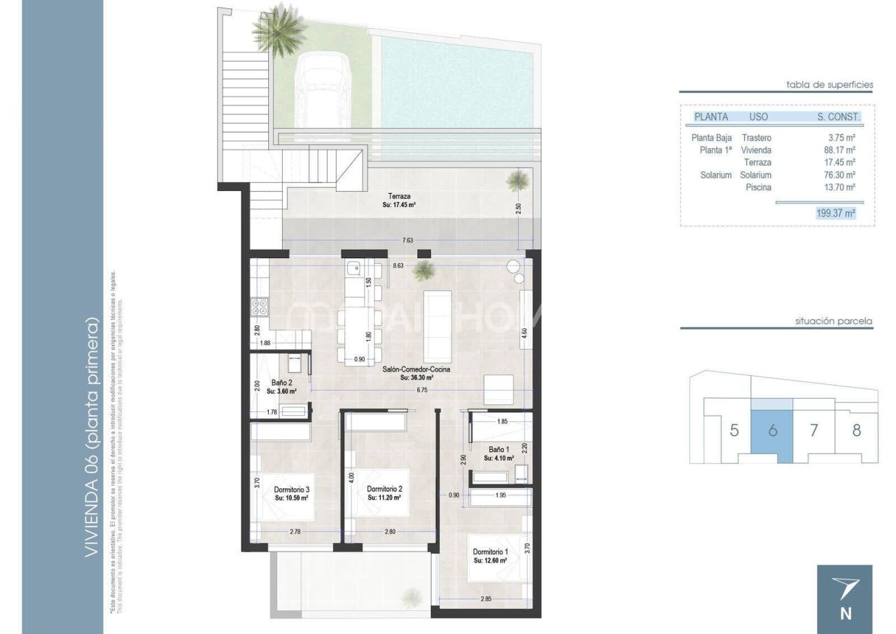 Ático en San Pedro del Pinatar, España, 87 m² - imagen 14
