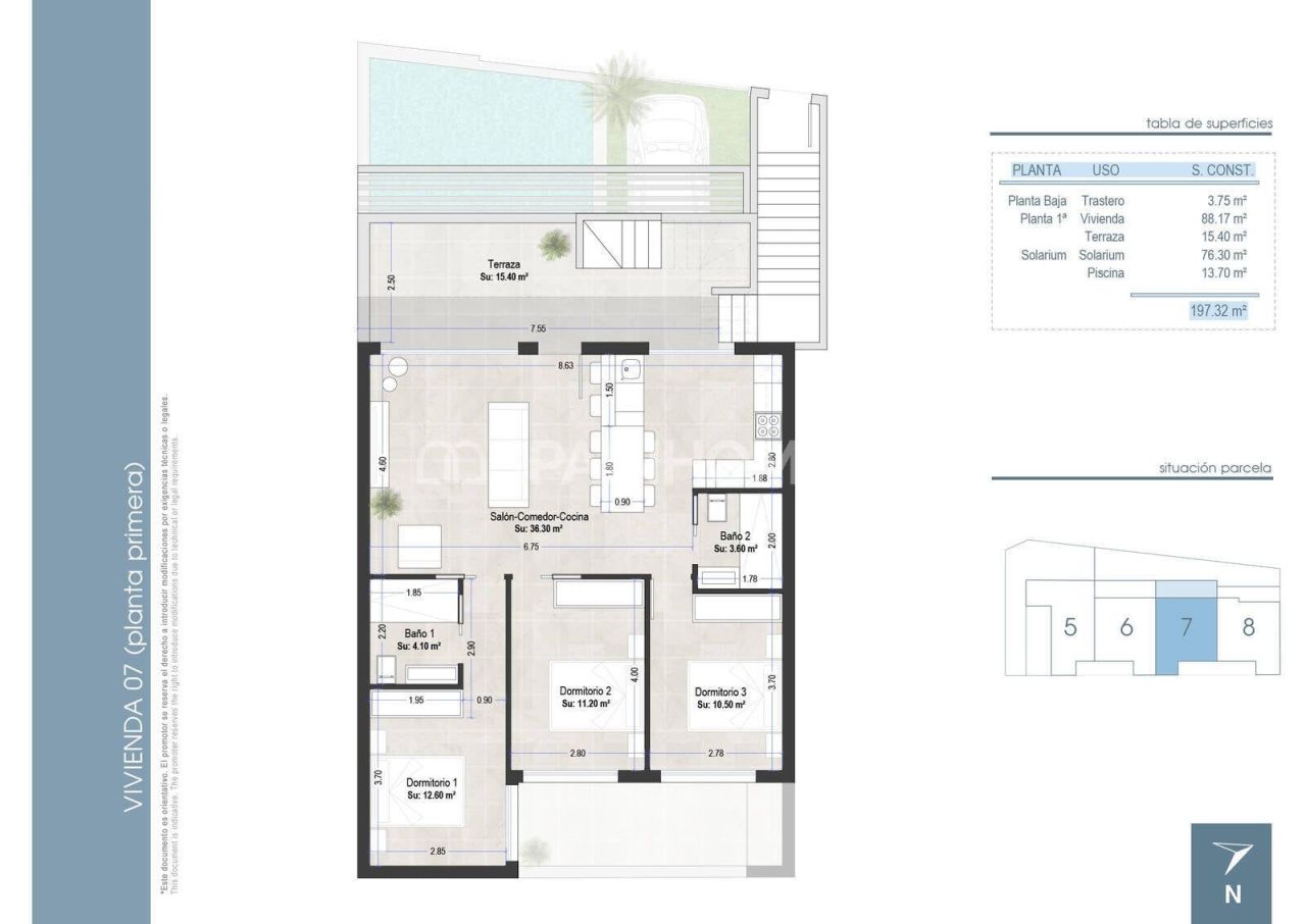 Ático en San Pedro del Pinatar, España, 87 m² - imagen 16