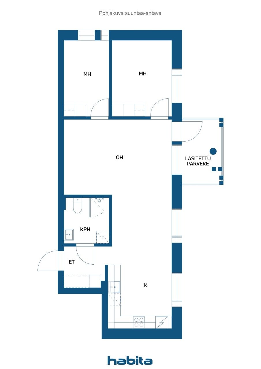 Appartement à Vantaa, Finlande, 61 m² - image 2
