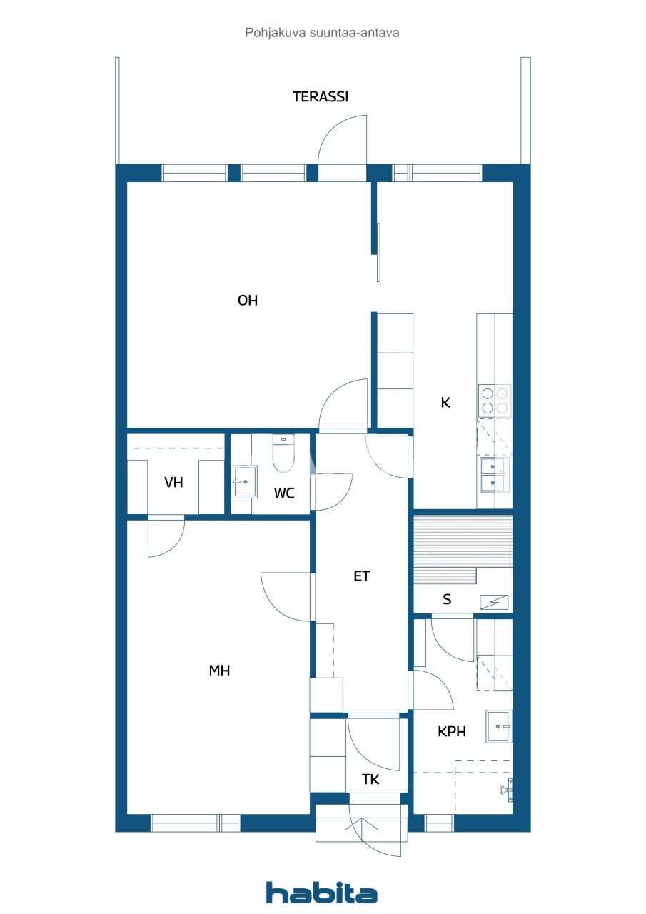 Wohnung in Kotka, Finnland, 65 m² - Foto 2