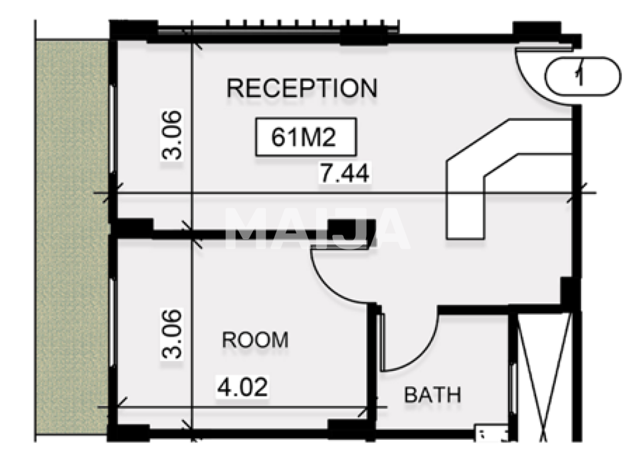 Appartement à Hurghada, Egypte, 61 m² - image 2