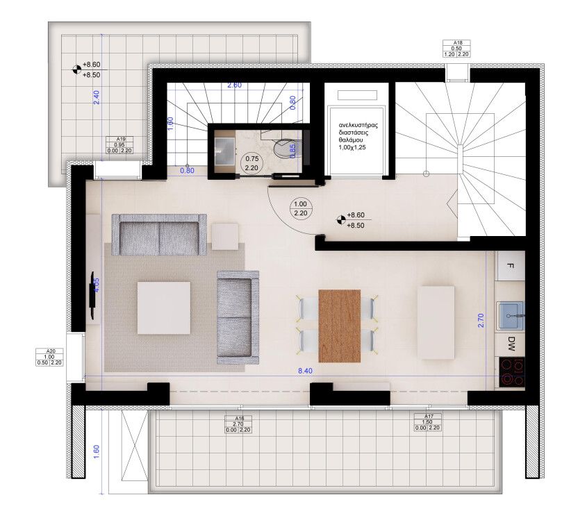 Maisonette in Thessaloniki, Griechenland, 109 m² - Foto 4