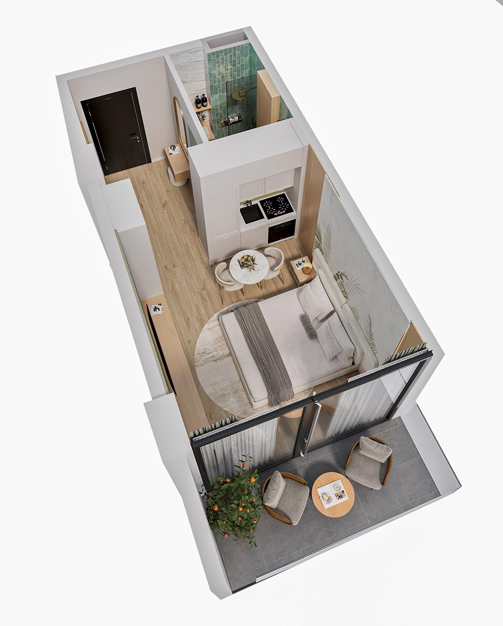 Appartamento a Kobuleti, Georgia, 30 m² - foto 8