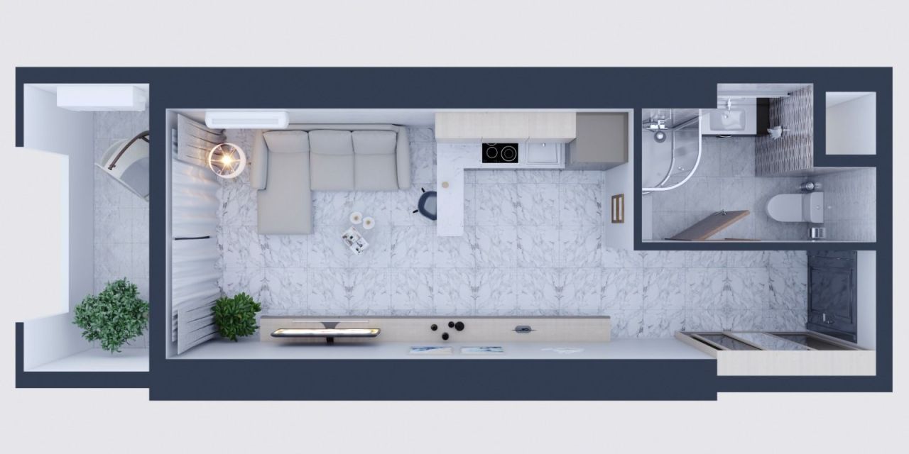 Appartamento a Batumi, Georgia, 30 m² - foto 2