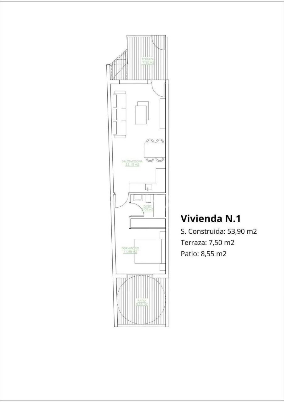Penthouse in San Pedro del Pinatar, Spain, 96 m² - picture 15