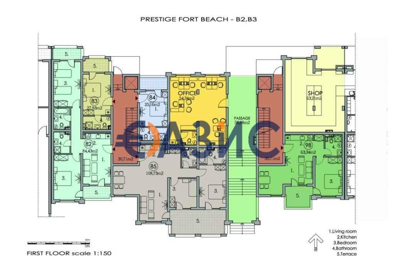 Appartamenti a Sveti Vlas, Bulgaria, 106.1 m² - foto 6