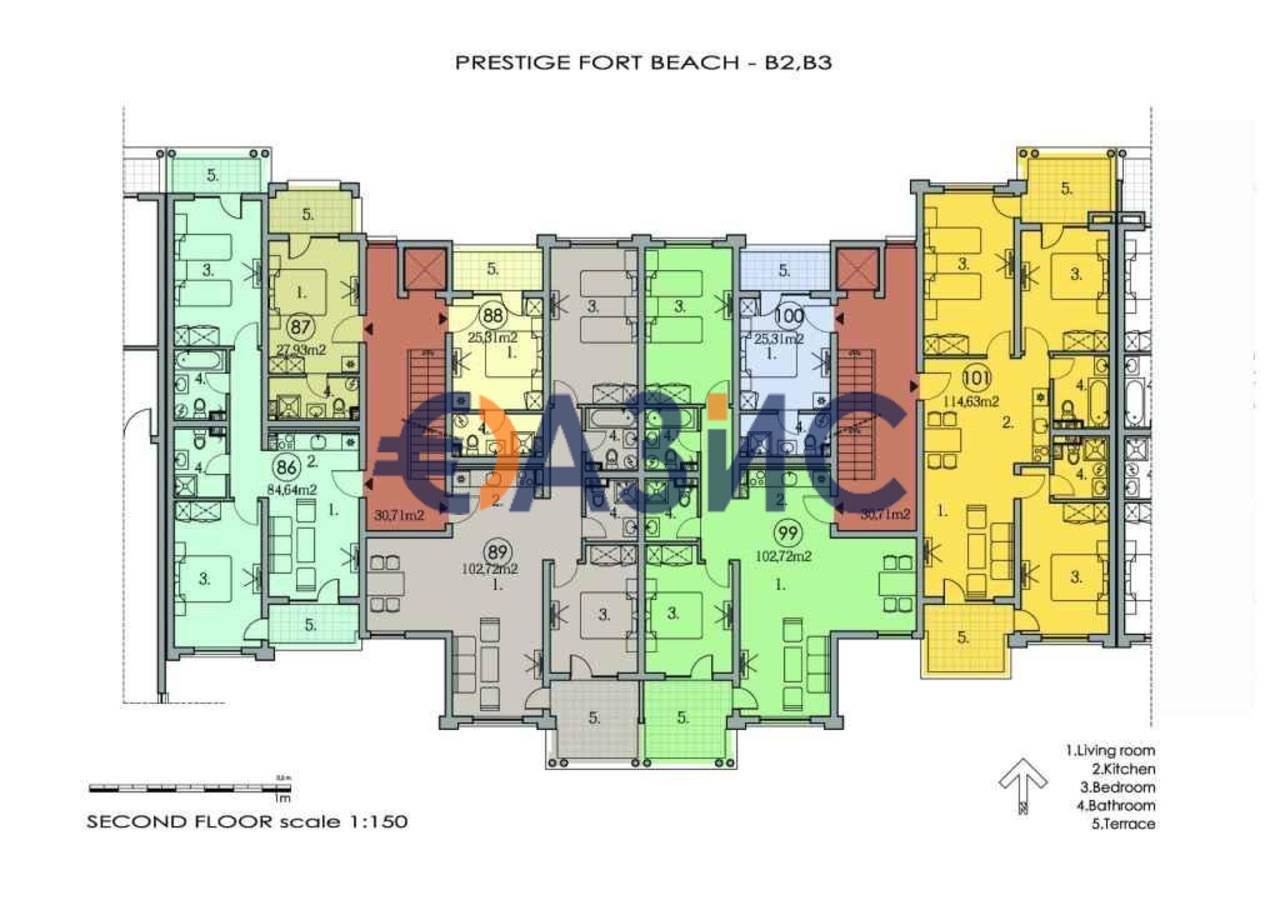 Appartamenti a Sveti Vlas, Bulgaria, 143.4 m² - foto 8