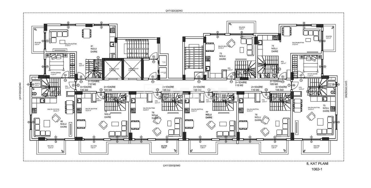 Penthouse in Alanya, Turkey, 135 m² - picture 8