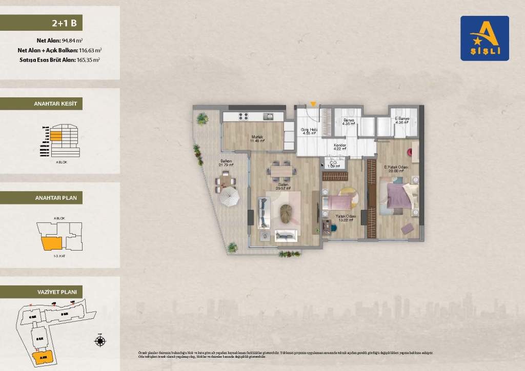 Appartement à Istanbul, Turquie, 59 m² - image 8