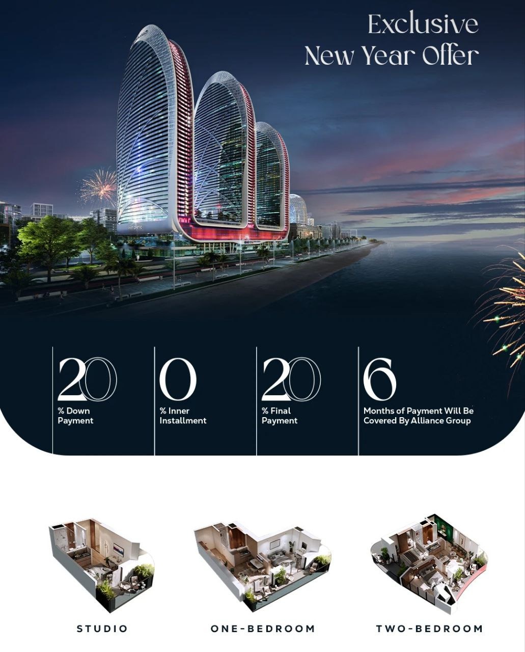 Apartment in Batumi, Georgien, 52.45 m² - Foto 1