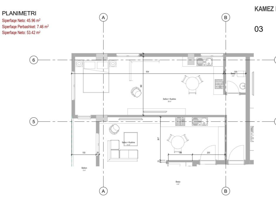Wohnung in Tirana, Albanien, 50 m² - Foto 4