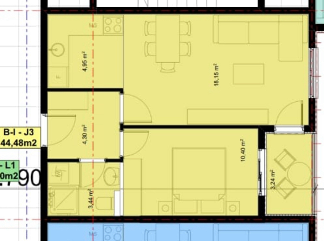 Apartment in Podgorica, Montenegro, 41 m² - Foto 6