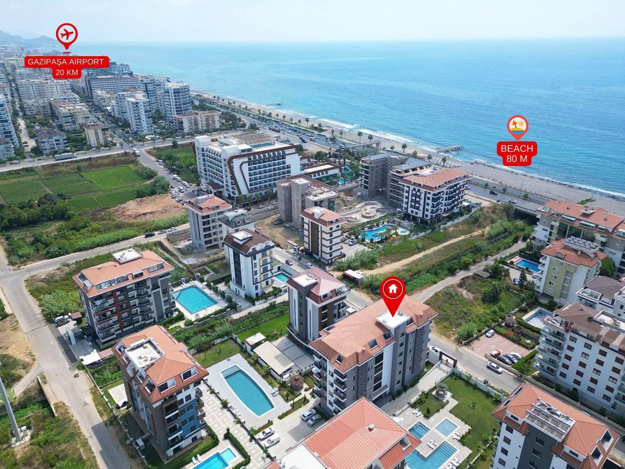 Apartment in Alanya, Turkey, 55 m² - picture 2