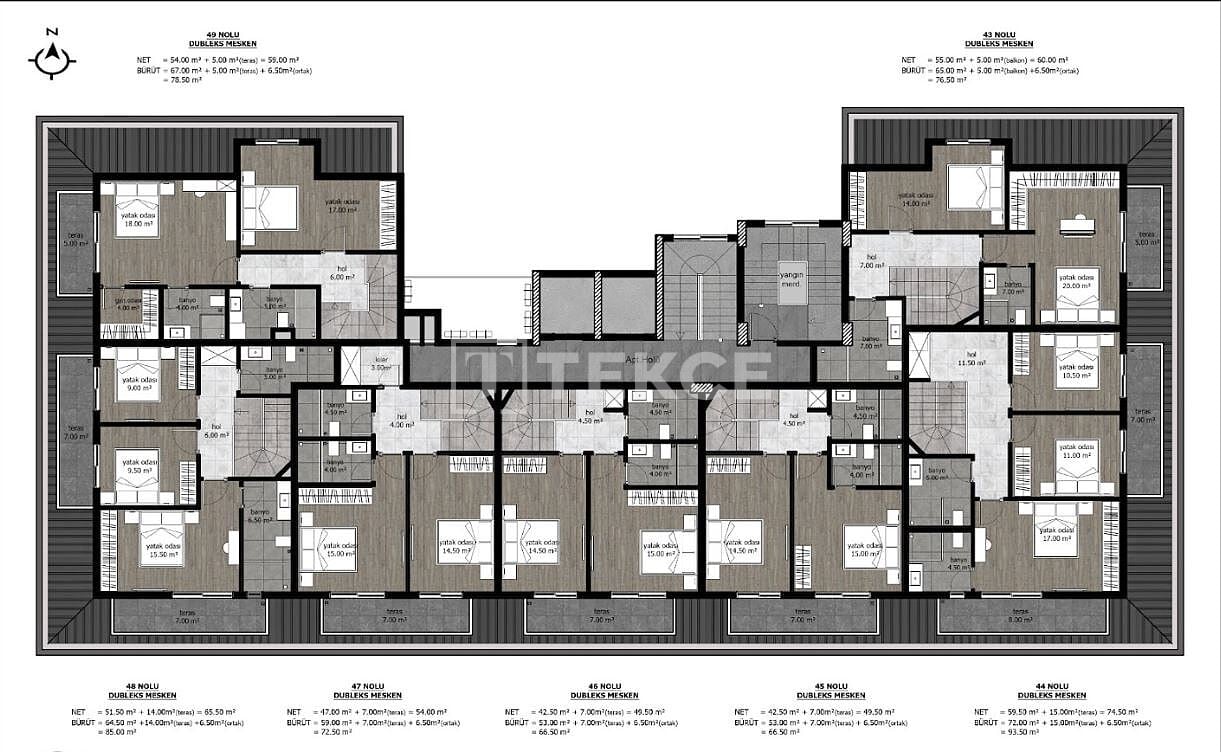 Penthouse in Alanya, Türkei, 120 m² - Foto 11