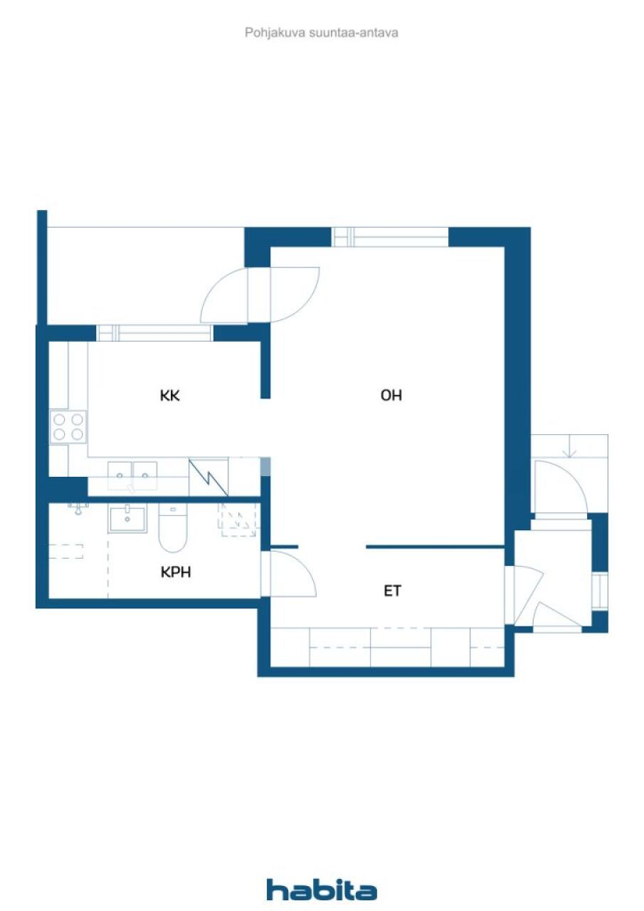 Flat in Imatra, Finland, 37.5 m² - picture 2