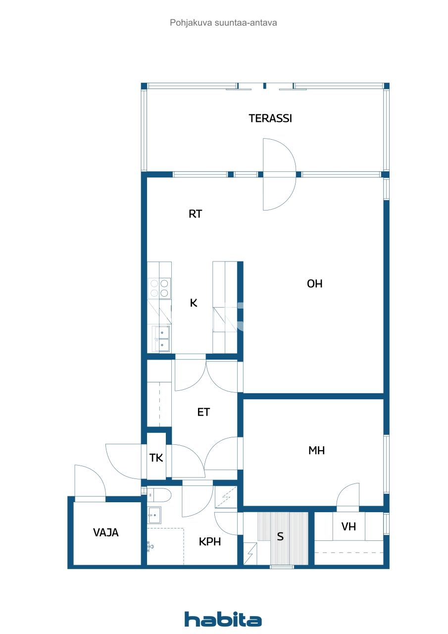 Appartamento a Tampere, Finlandia, 59.5 m² - foto 2