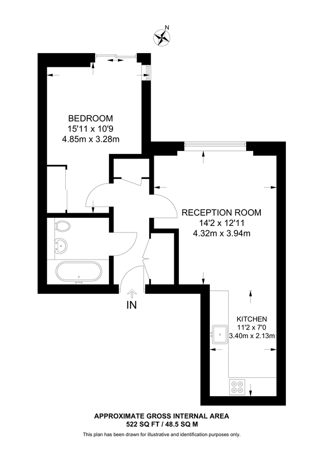 Flat in London, United Kingdom, 49 m² - picture 4