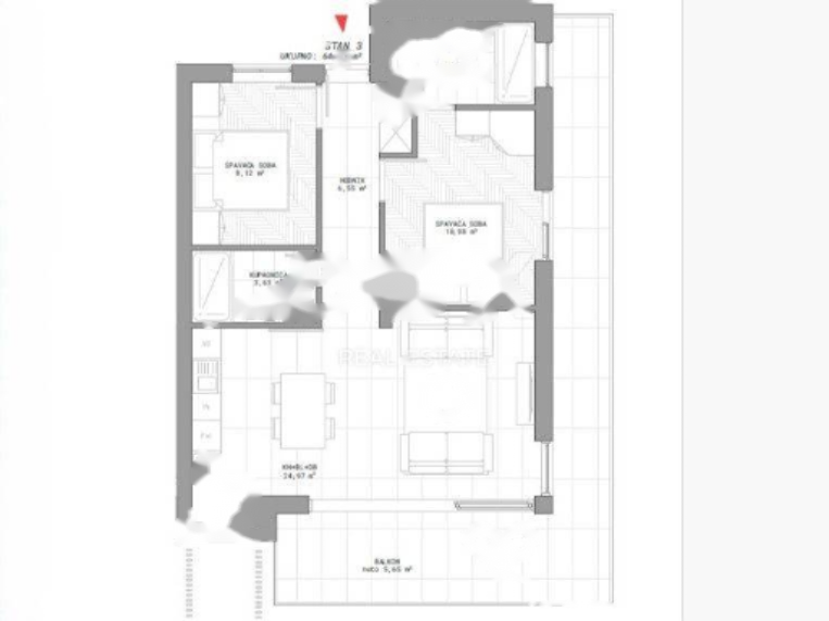 Flat in Opatija, Croatia, 78 m² - picture 4