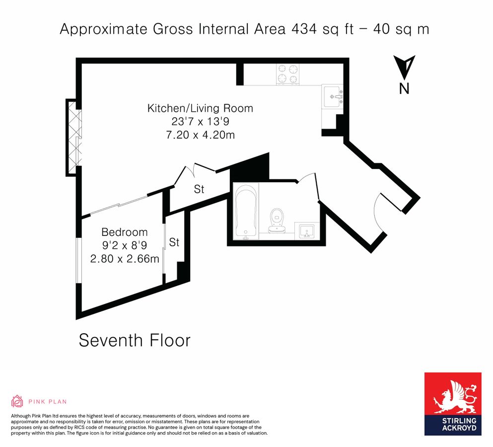 Appartement à Londres, Royaume-Uni, 40 m² - image 4