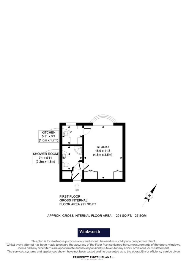 Piso en Londres, Reino Unido, 27 m² - imagen 6