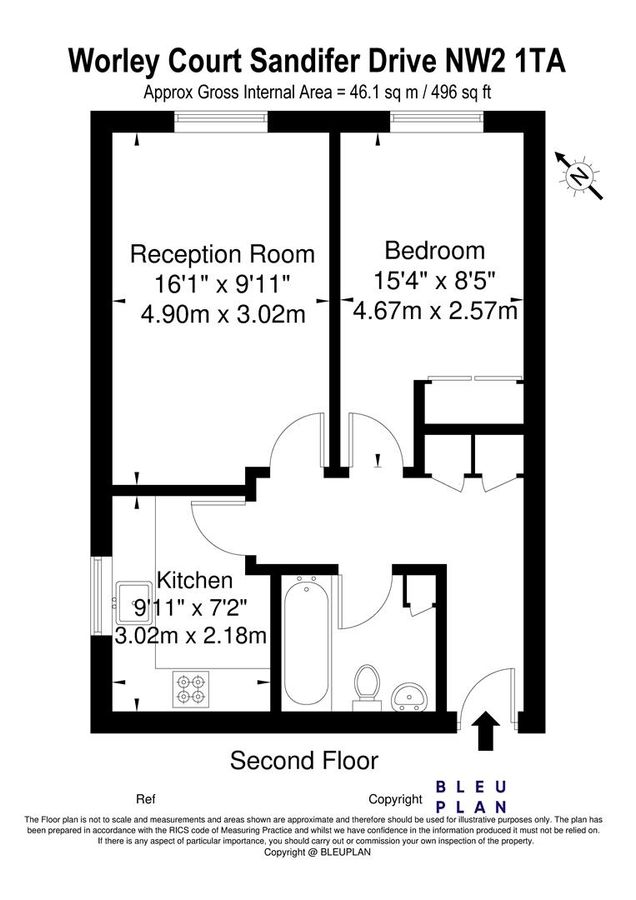 Appartement à Londres, Royaume-Uni, 46 m² - image 6