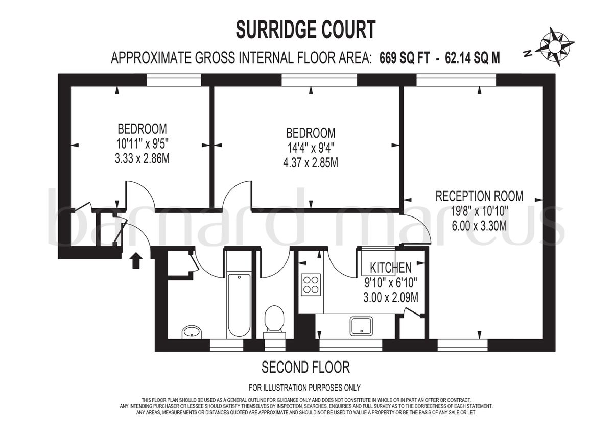 Appartement à Londres, Royaume-Uni, 62 m² - image 6