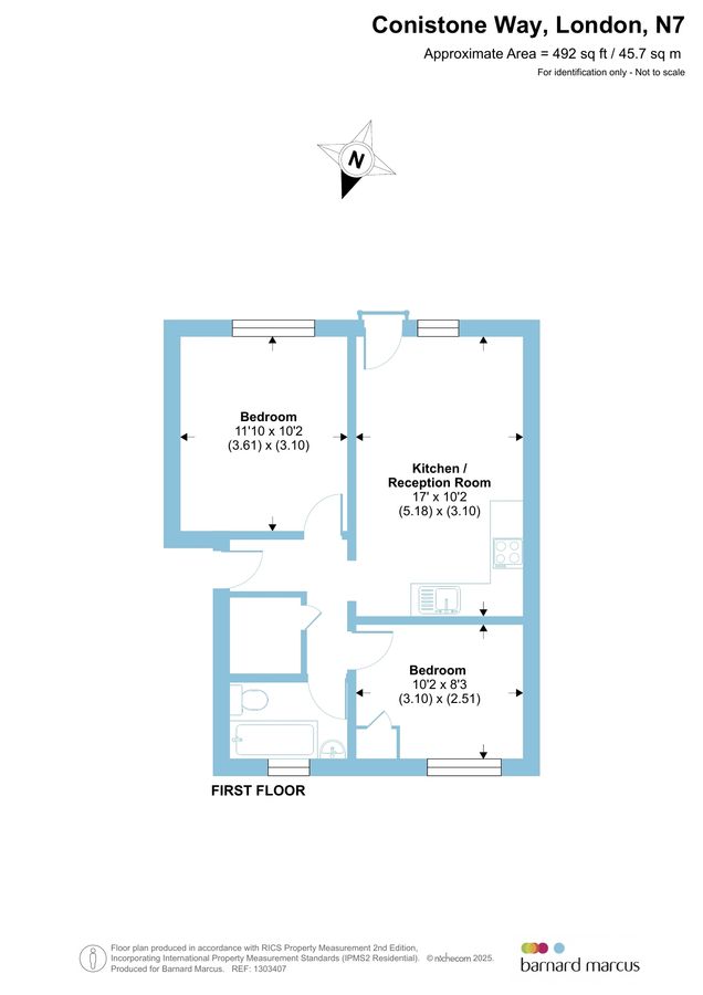Piso en Londres, Reino Unido, 46 m² - imagen 7