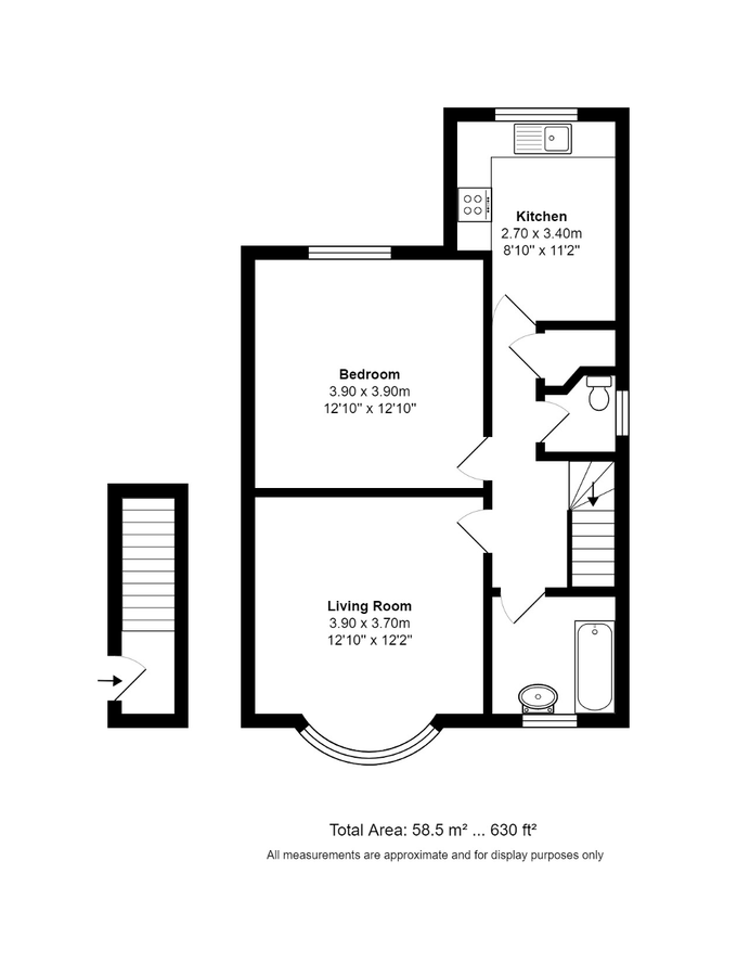 Piso en Londres, Reino Unido, 59 m² - imagen 7