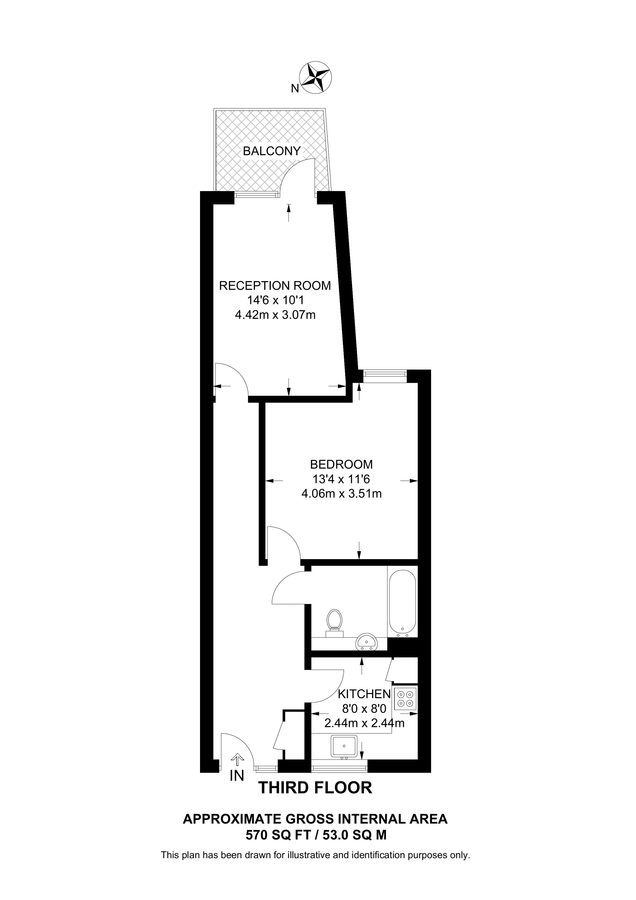 Appartamento a Londra, Regno Unito, 53 m² - foto 7