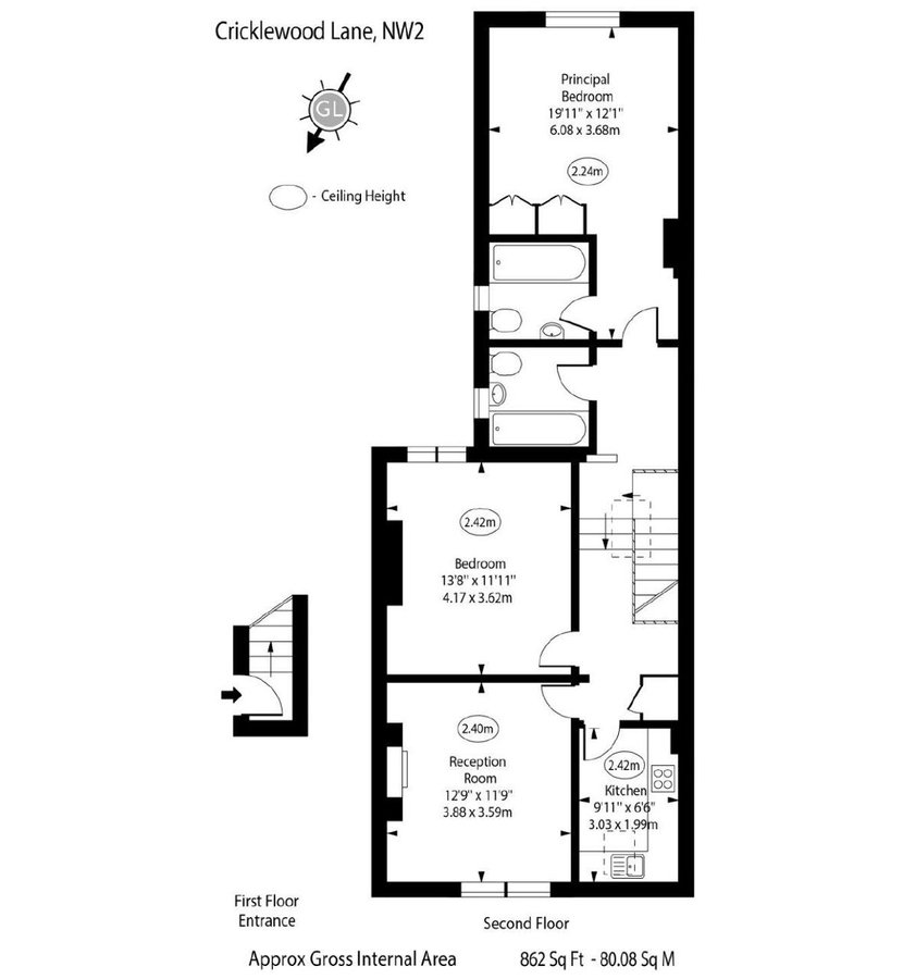 Appartement à Londres, Royaume-Uni, 80 m² - image 7