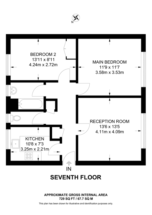 Appartement à Londres, Royaume-Uni, 68 m² - image 7