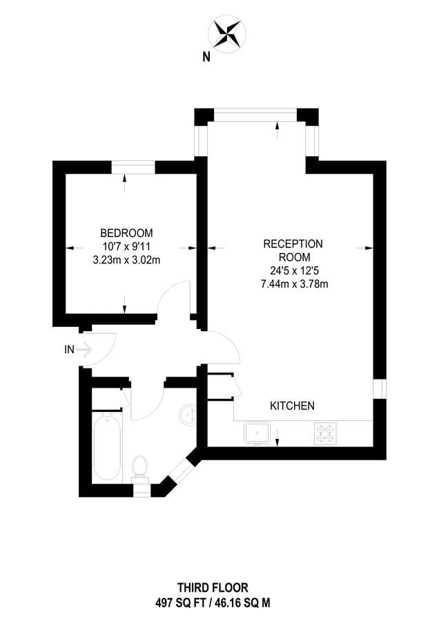 Appartement à Londres, Royaume-Uni, 46 m² - image 7