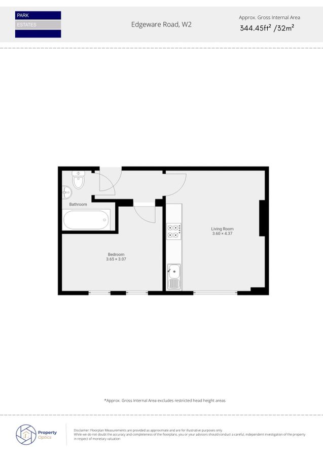 Wohnung in London, Großbritannien, 32 m² - Foto 7