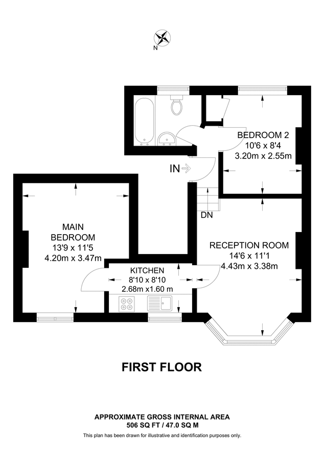 Piso en Londres, Reino Unido, 47 m² - imagen 8