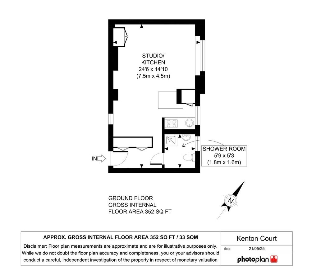 Flat in London, United Kingdom, 33 m² - picture 8