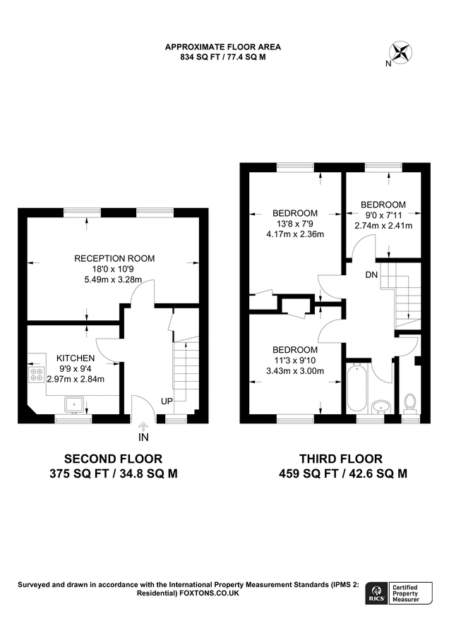 Wohnung in London, Großbritannien, 77 m² - Foto 8
