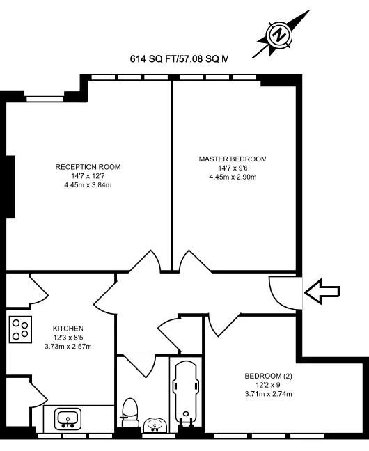 Flat in London, United Kingdom, 57 m² - picture 8