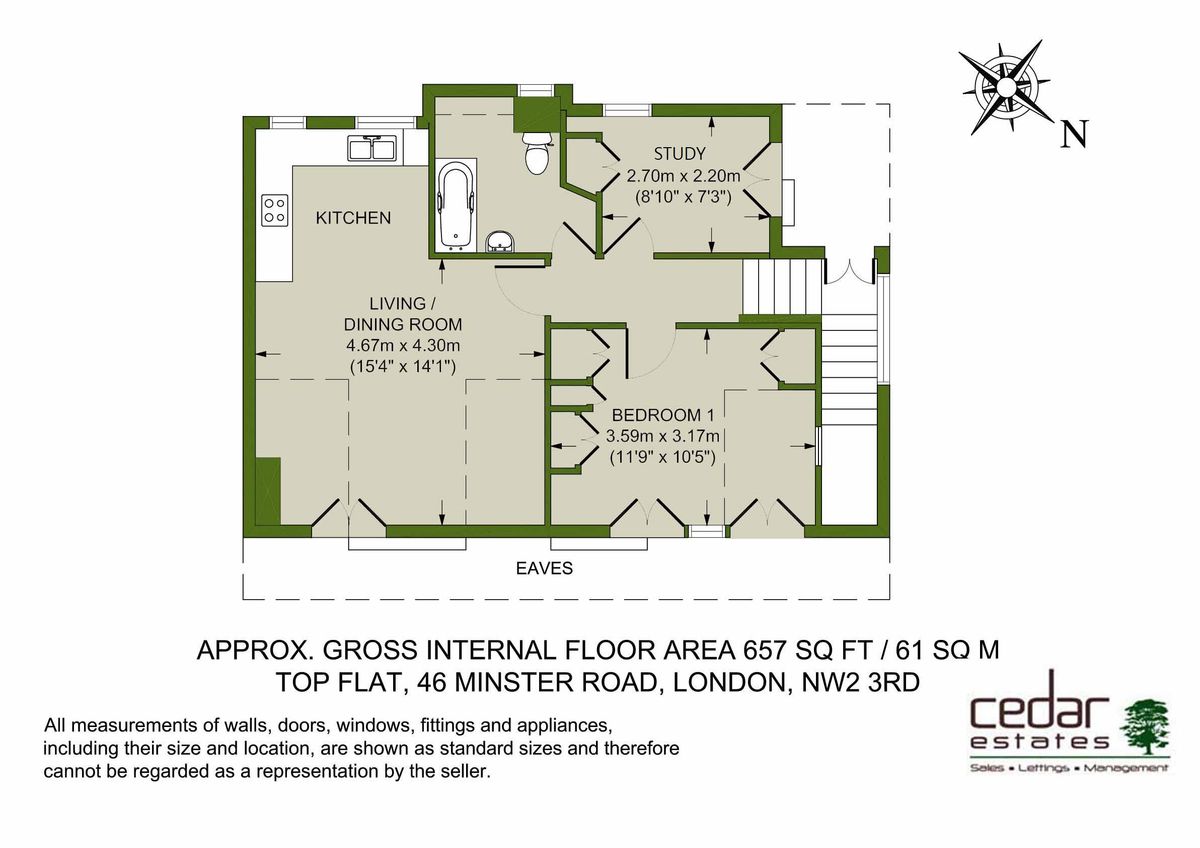 Appartement à Londres, Royaume-Uni, 61 m² - image 8