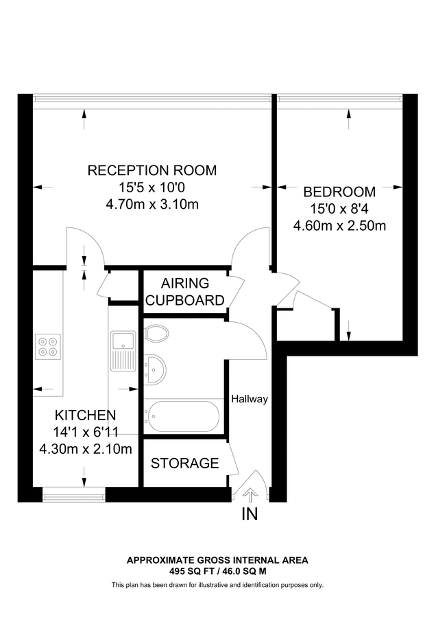 Flat in London, United Kingdom, 46 m² - picture 8