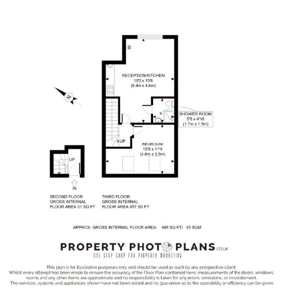 Appartamento a Londra, Regno Unito, 45 m² - foto 8