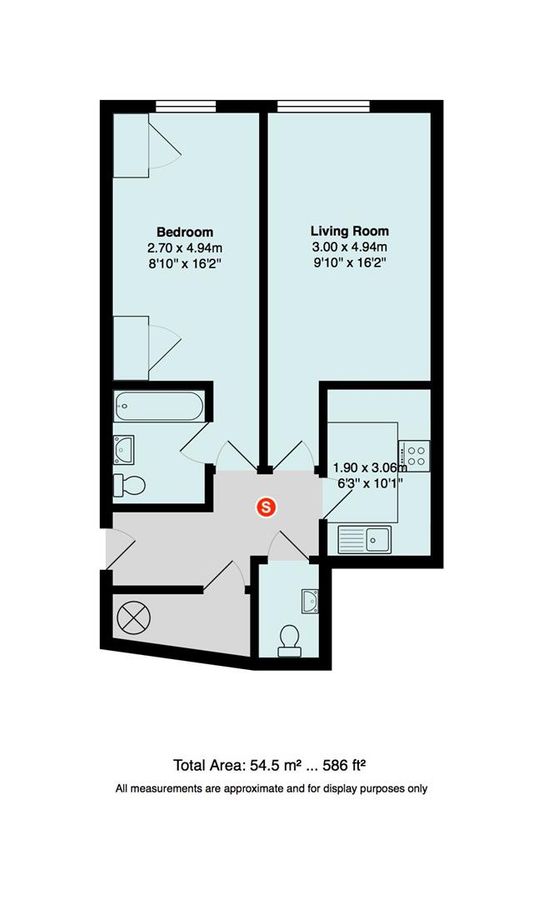 Piso en Londres, Reino Unido, 55 m² - imagen 8