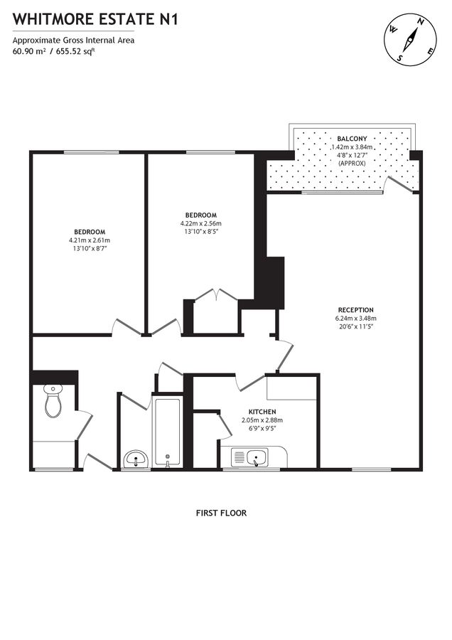 Appartement à Londres, Royaume-Uni, 61 m² - image 8