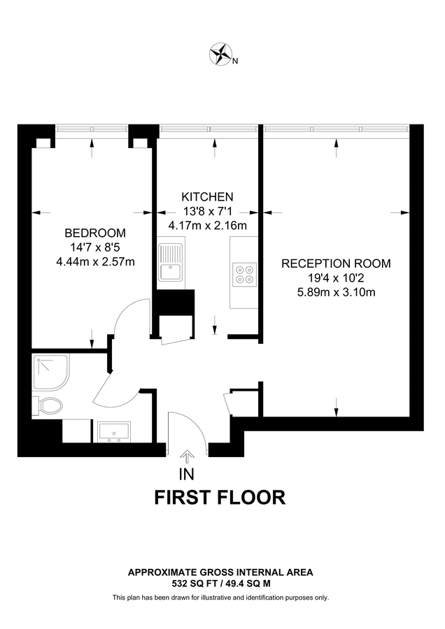 Appartamento a Londra, Regno Unito, 49 m² - foto 8