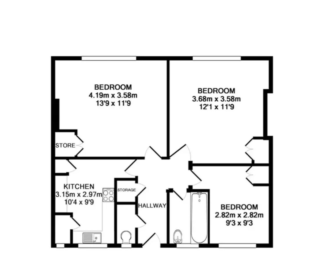 Wohnung in London, Großbritannien, 48 m² - Foto 9