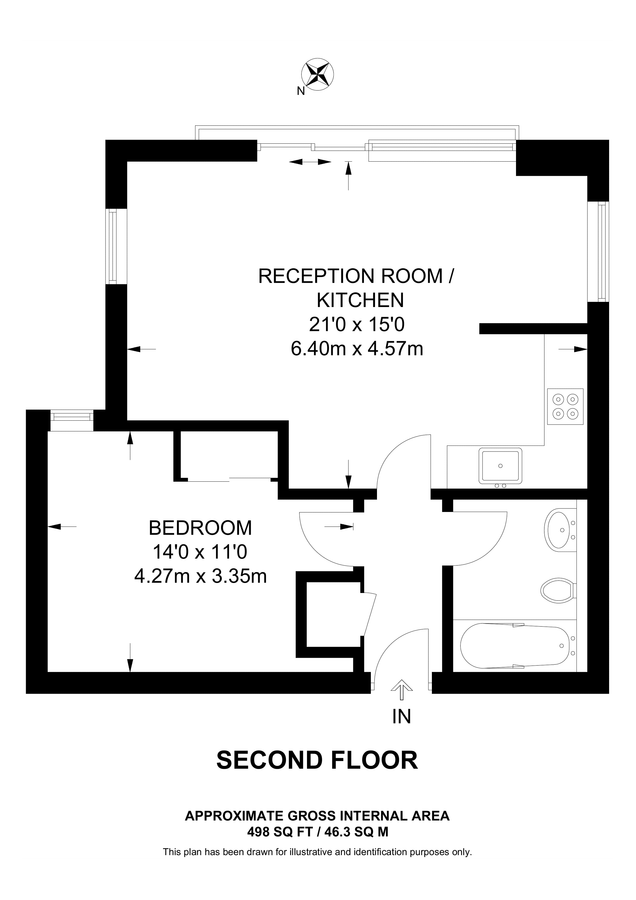 Flat in London, United Kingdom, 46 m² - picture 9