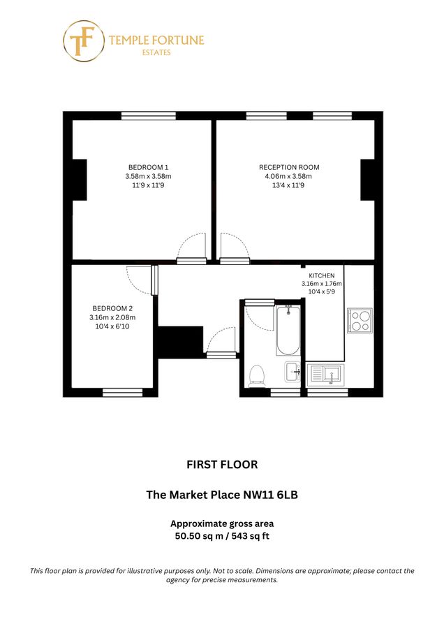 Piso en Londres, Reino Unido, 51 m² - imagen 9
