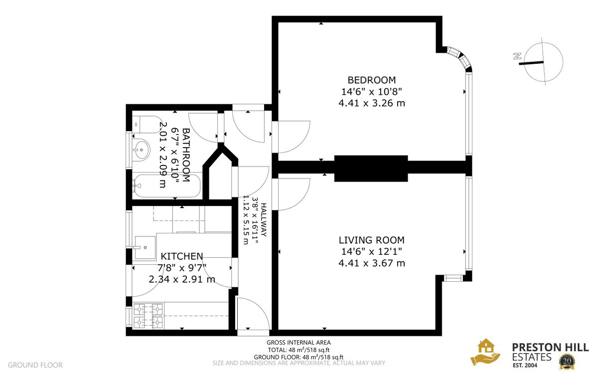 Appartement à Londres, Royaume-Uni, 48 m² - image 9
