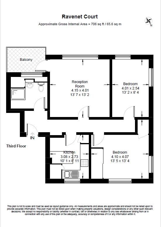 Wohnung in London, Großbritannien, 66 m² - Foto 9