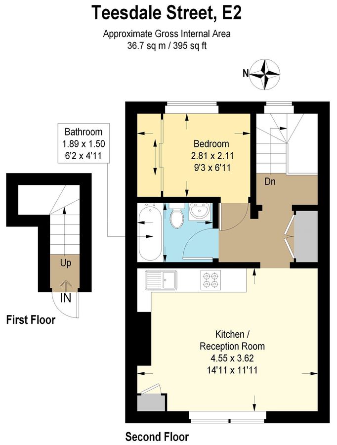 Flat in London, United Kingdom, 37 m² - picture 9