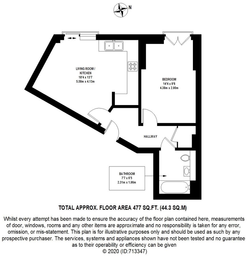 Appartement à Londres, Royaume-Uni, 44 m² - image 9